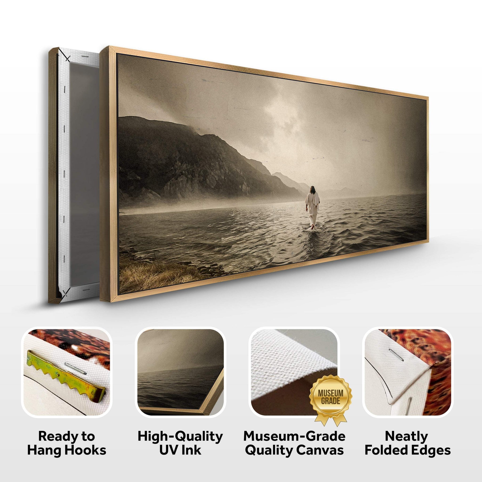 Walking On Water - Faith Wall Art V - Tailored Canvases - Flyclothing LLC