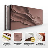 Warm Terracotta Minimalist Wall Art - Tailored Canvases - Flyclothing LLC