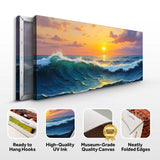 Waterscape Abstract Wall Art XII - Tailored Canvases - Flyclothing LLC