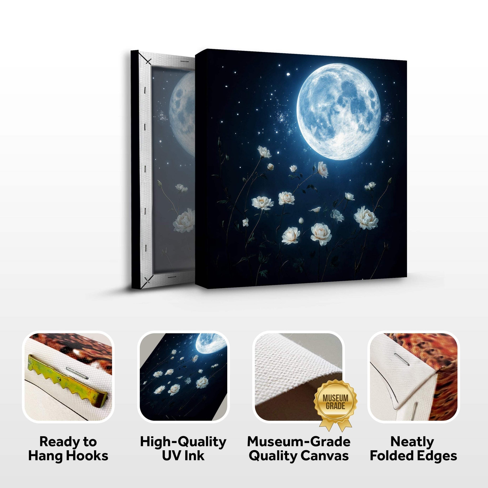 Lunar Canvas Wall Art - Tailored Canvases - Flyclothing LLC