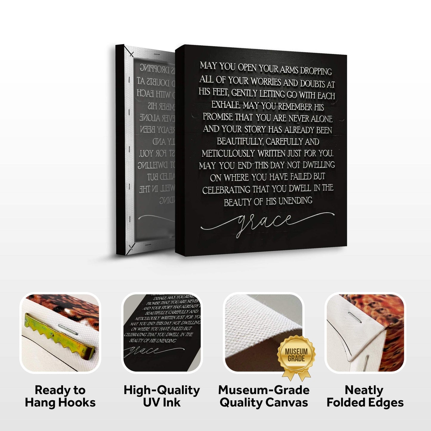 Unending Grace Faith Sign III - Tailored Canvases - Flyclothing LLC