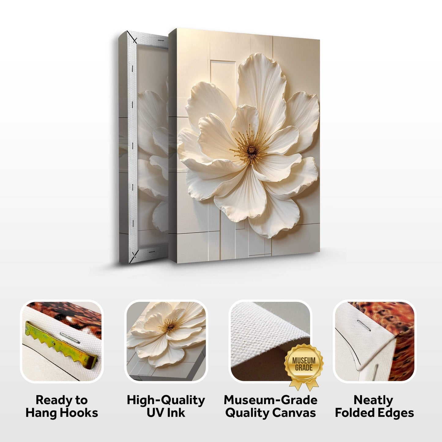 Modern Bloom Essence Wall Art - Tailored Canvases - Flyclothing LLC