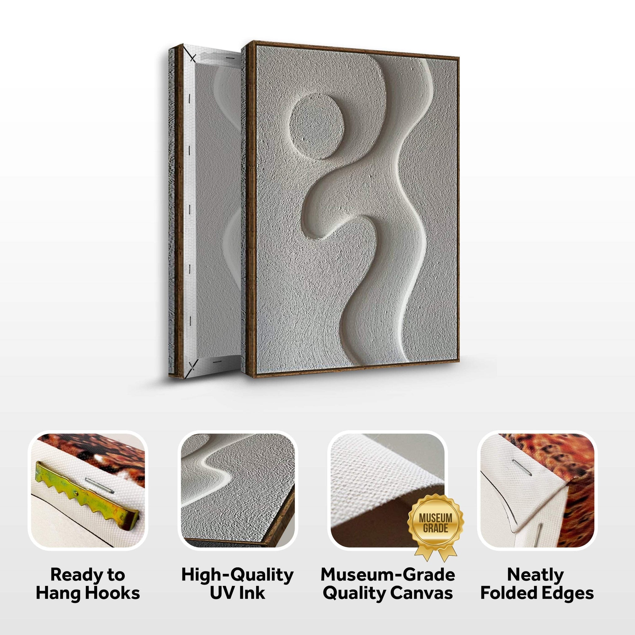 Midcentury Curves Wall Art - Tailored Canvases - Flyclothing LLC