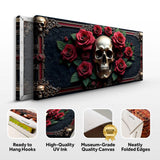 3D Vintage Skull Wall Art III - Tailored Canvases - Flyclothing LLC