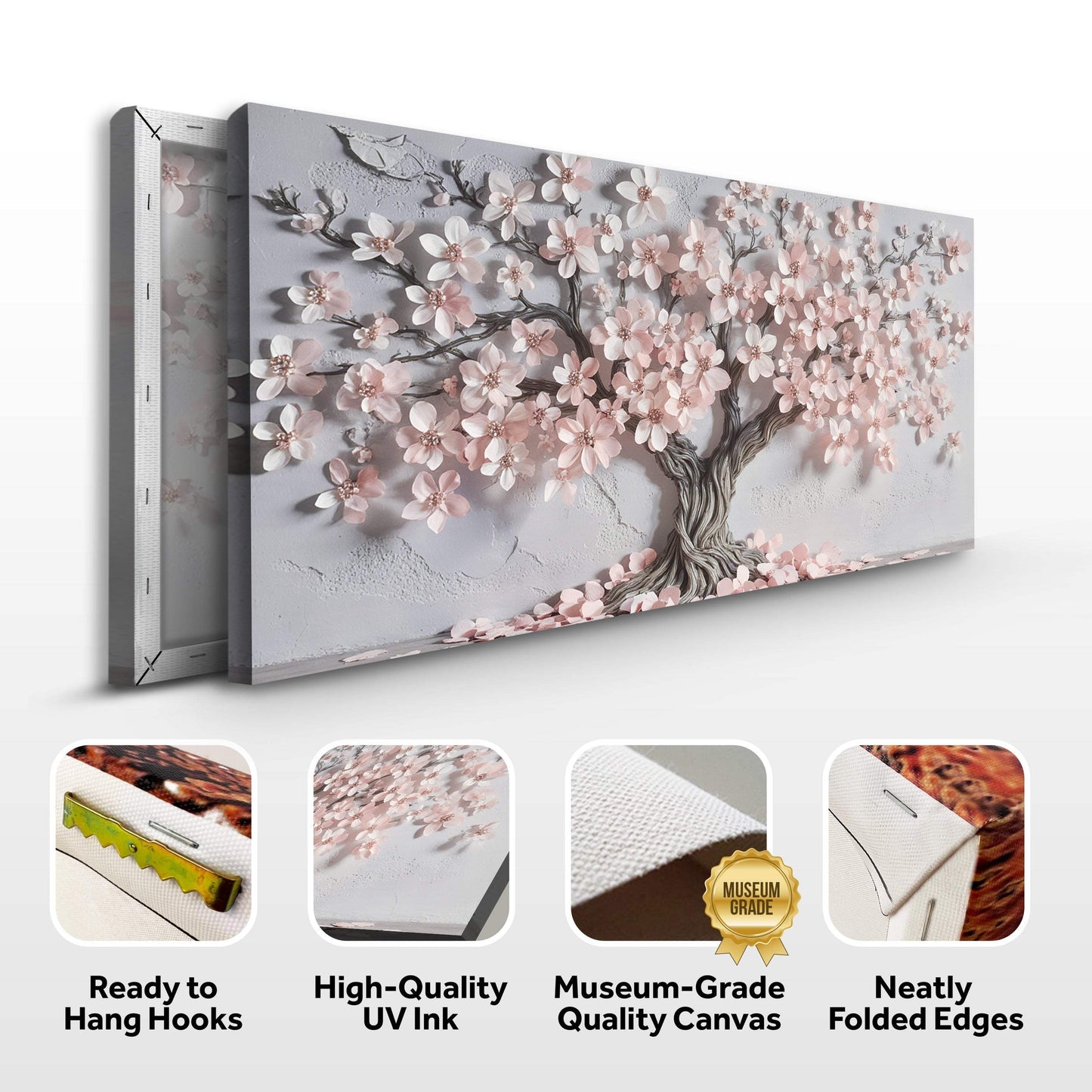 Pastel Blossom Awakening Wall Art - Tailored Canvases - Flyclothing LLC