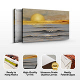 Golden Horizon Calm Wall Art - Tailored Canvases - Flyclothing LLC