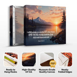 Psalm 121:1-2 - A Song Of Ascents Faith Wall Sign - Tailored Canvases - Flyclothing LLC