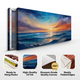 Waterscape Abstract Wall Art XIII - Tailored Canvases - Flyclothing LLC