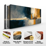 Abstract Geometric Lines Wall Art - Tailored Canvases - Flyclothing LLC