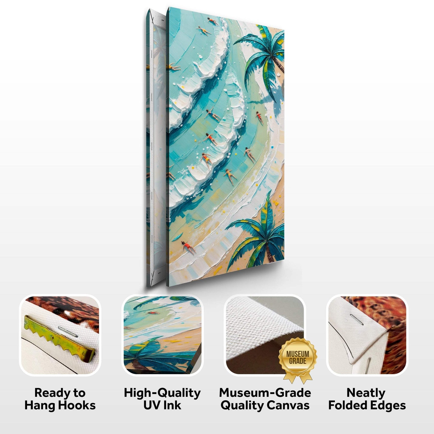 Beach Days Wall Art XXI - Tailored Canvases - Flyclothing LLC