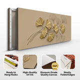 Golden Botanical Wall Art - Tailored Canvases - Flyclothing LLC