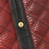 Kingsnake Men’s Motorcycle Leather Vest - First Manufacturing Company - Flyclothing LLC
