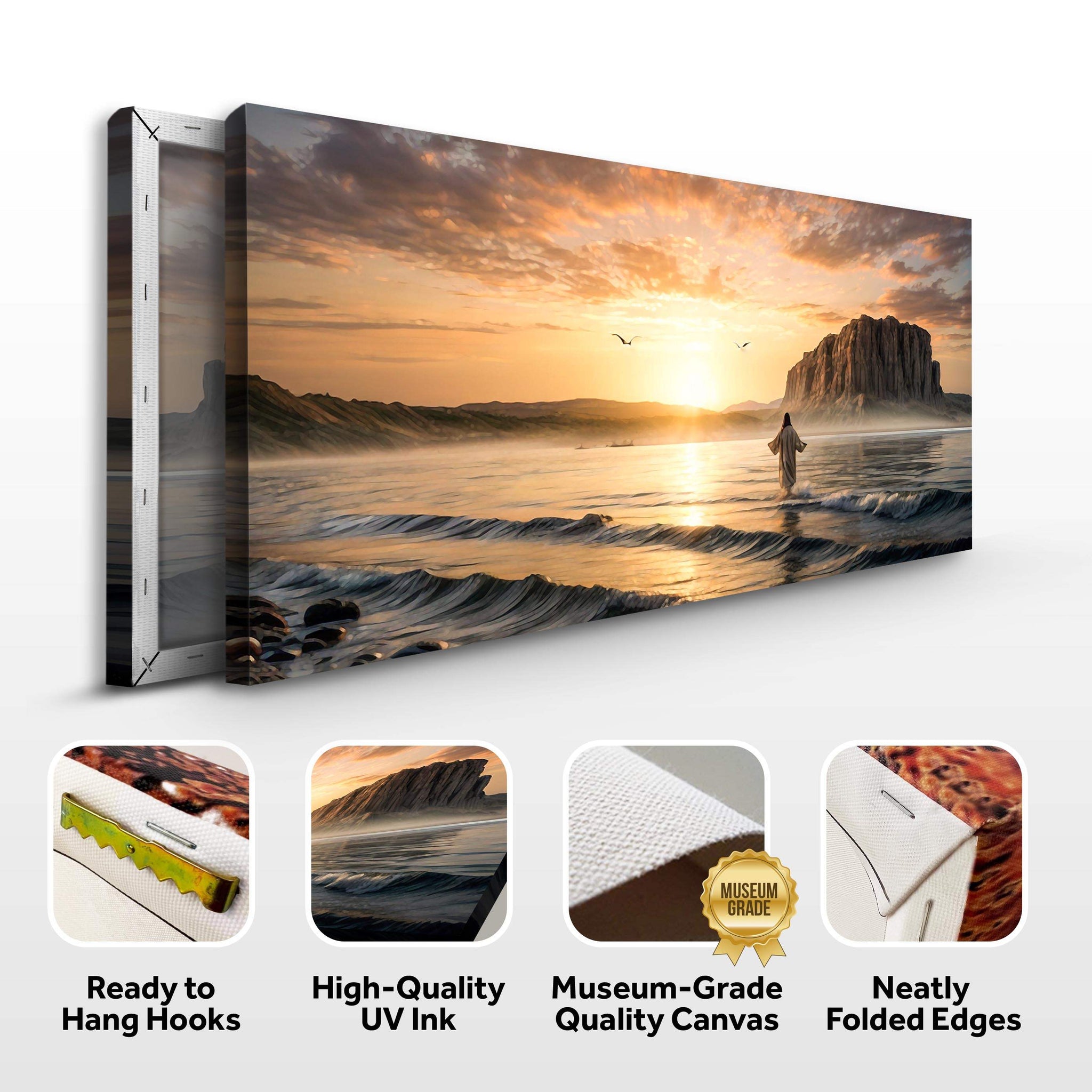 Walking on Water - Faith Wall Art X - Tailored Canvases - Flyclothing LLC
