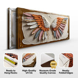 Angelic Wings Wall Art - Tailored Canvases - Flyclothing LLC