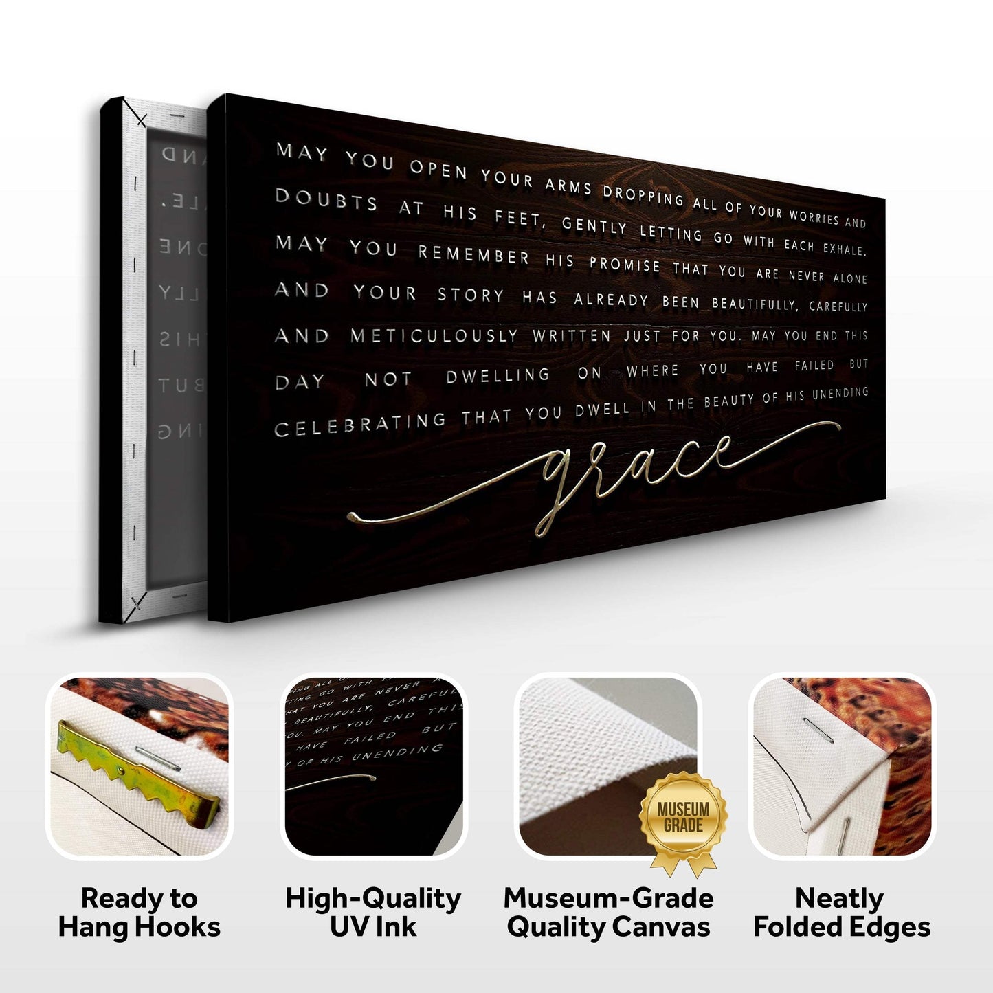 Unending Grace Faith Sign IV - Tailored Canvases - Flyclothing LLC