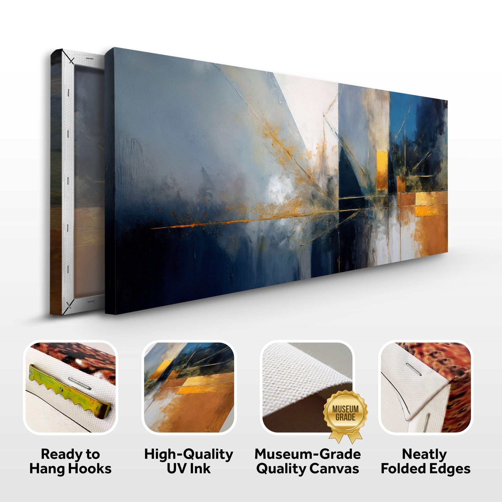 Abstract Geometric Lines Wall Art III - Tailored Canvases - Flyclothing LLC