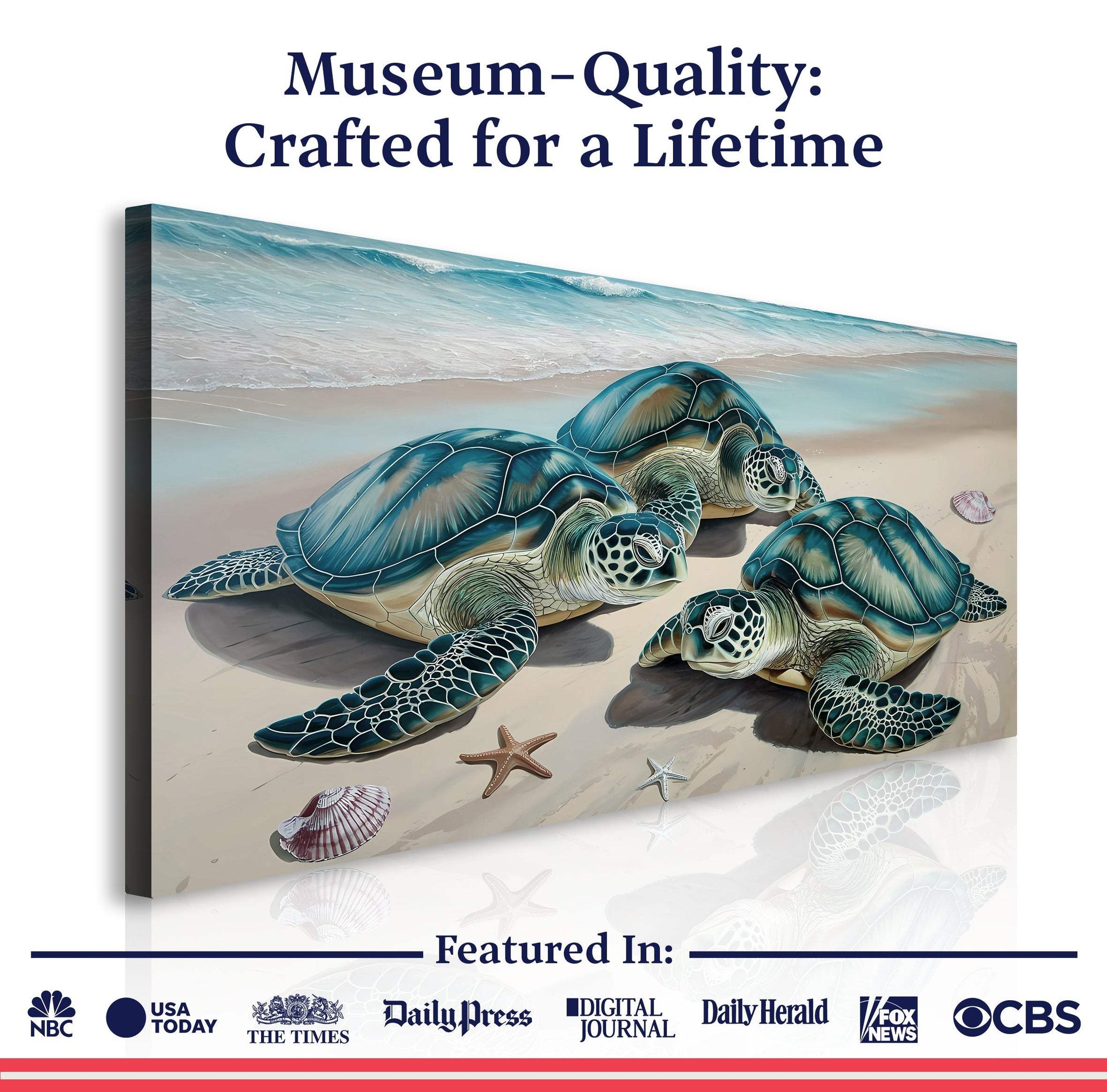 3D Coastal Wall Art III - Tailored Canvases - Flyclothing LLC