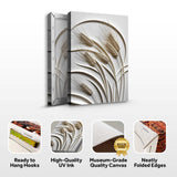 3D Minimalist Wheat Wall Art - Tailored Canvases - Flyclothing LLC