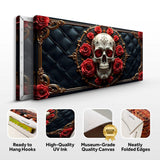 3D Rose and Skull Wall Art VII - Tailored Canvases - Flyclothing LLC