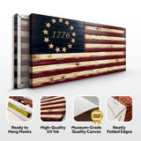 1776 American Flag Wall Art - Tailored Canvases - Flyclothing LLC