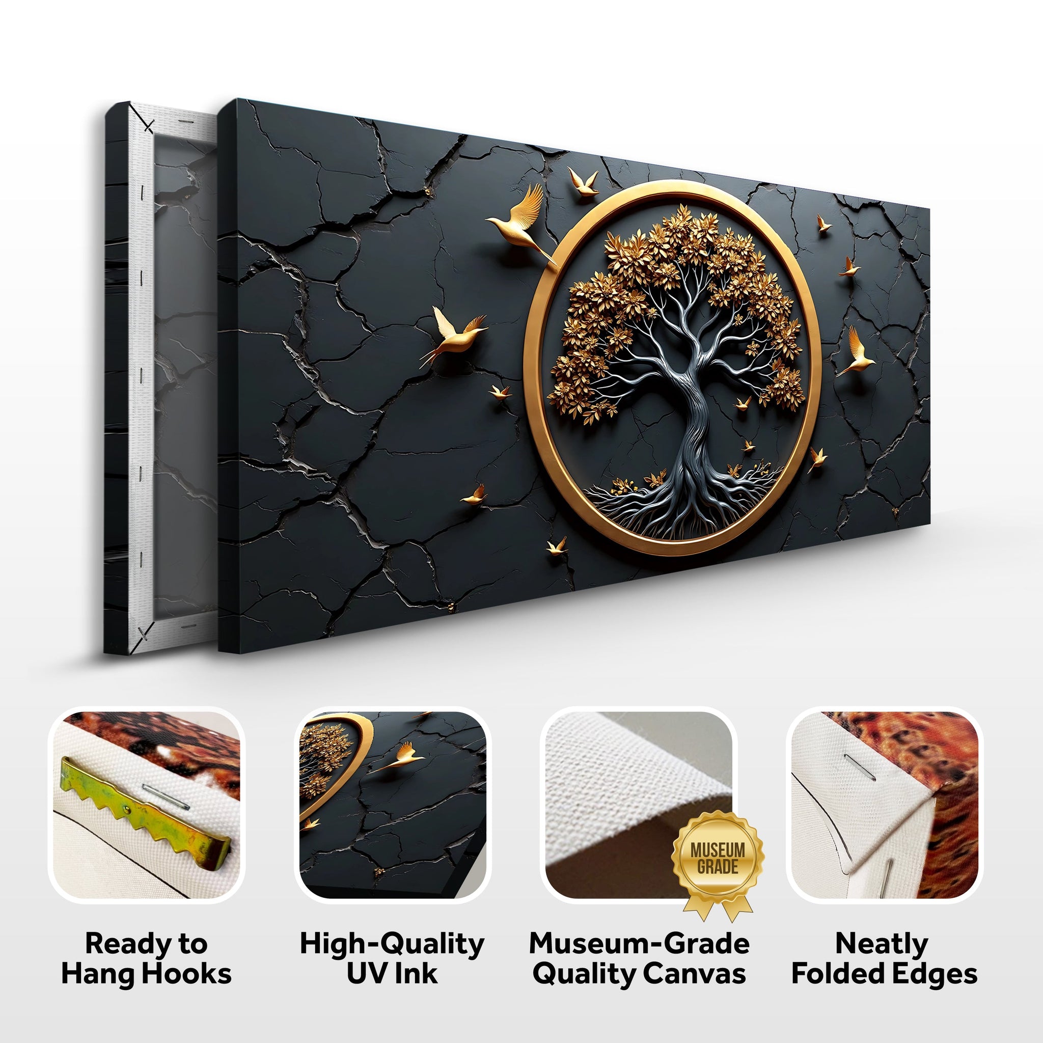 3D Celtic Tree of Life Wall Art IV - Tailored Canvases - Flyclothing LLC