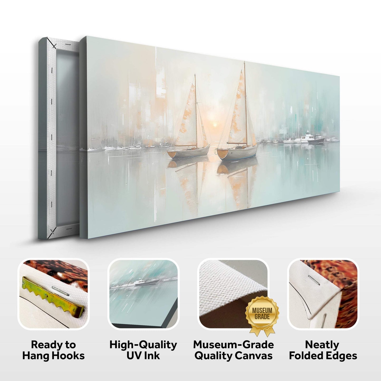 Abstract Pier and Dock Wall Art - Tailored Canvases - Flyclothing LLC