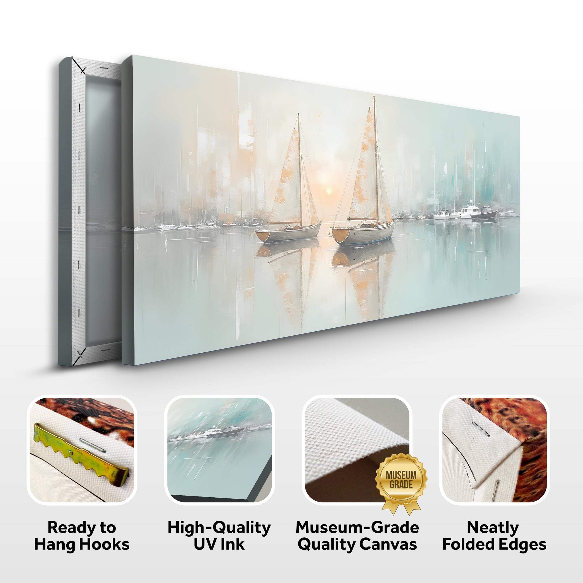 Abstract Pier and Dock Wall Art - Tailored Canvases - Flyclothing LLC