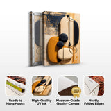 Orange Abstract Harmony Wall Art - Tailored Canvases - Flyclothing LLC
