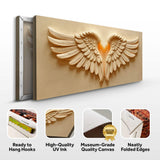 Wings Of Devotion Wall Art - Tailored Canvases - Flyclothing LLC
