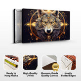Wolf Head Wall Art - Tailored Canvases - Flyclothing LLC