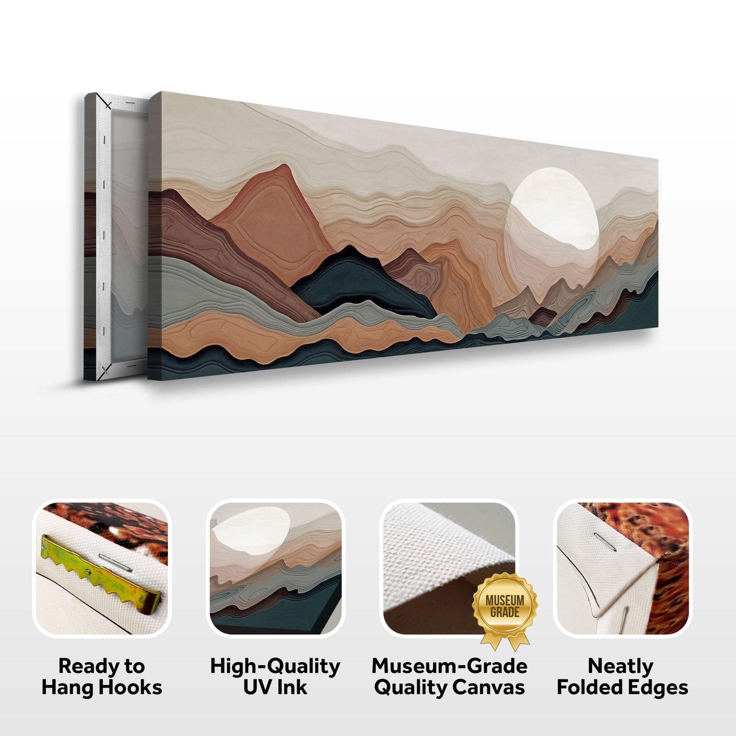Abstract Mountains Landscape Wall Art - Tailored Canvases - Flyclothing LLC