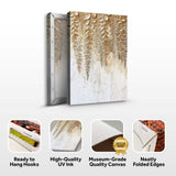 Golden Wisteria Wall Art - Tailored Canvases - Flyclothing LLC