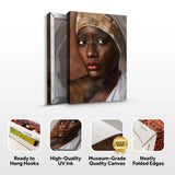 African Woman Painting Wall Art - Tailored Canvases - Flyclothing LLC