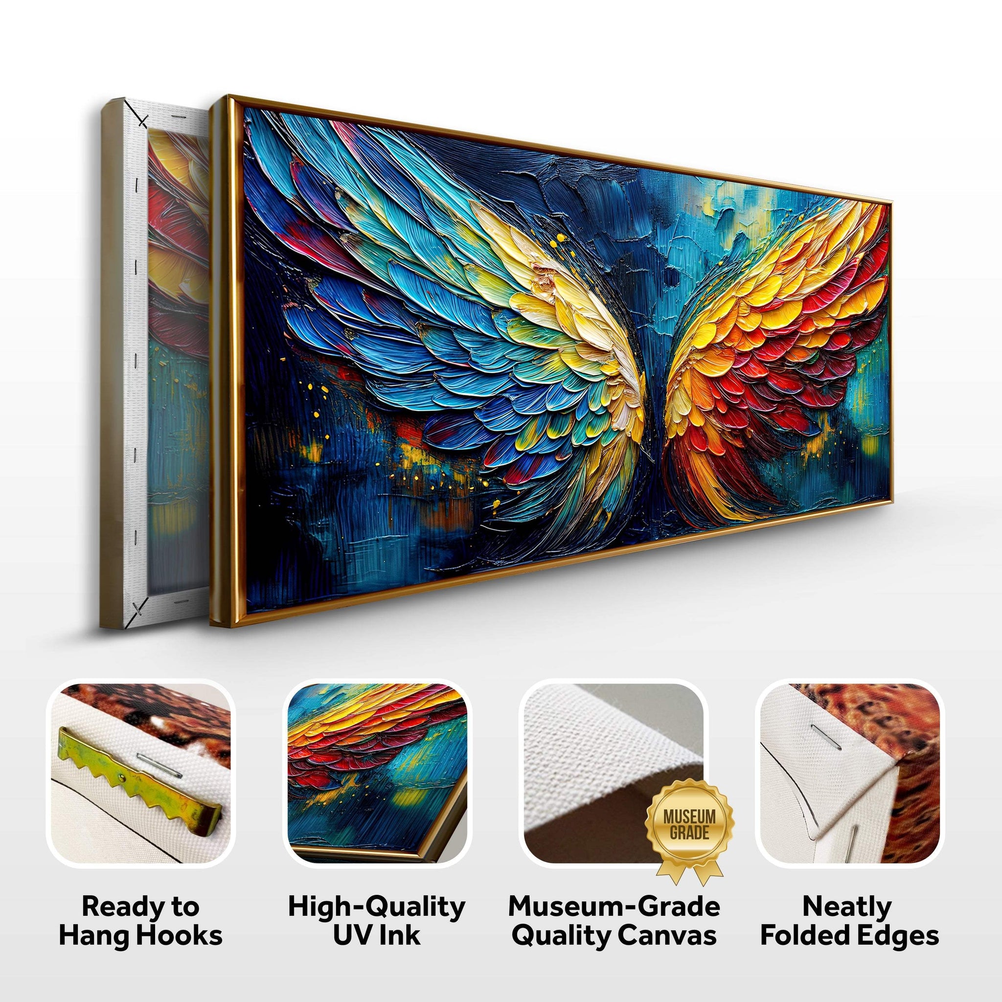 Wings of Fire Wall Art - Tailored Canvases - Flyclothing LLC