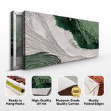 Green Rivers Abstract Wall Art II - Tailored Canvases - Flyclothing LLC