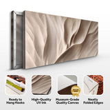 Soft Waves of Elegance Wall Art - Tailored Canvases - Flyclothing LLC