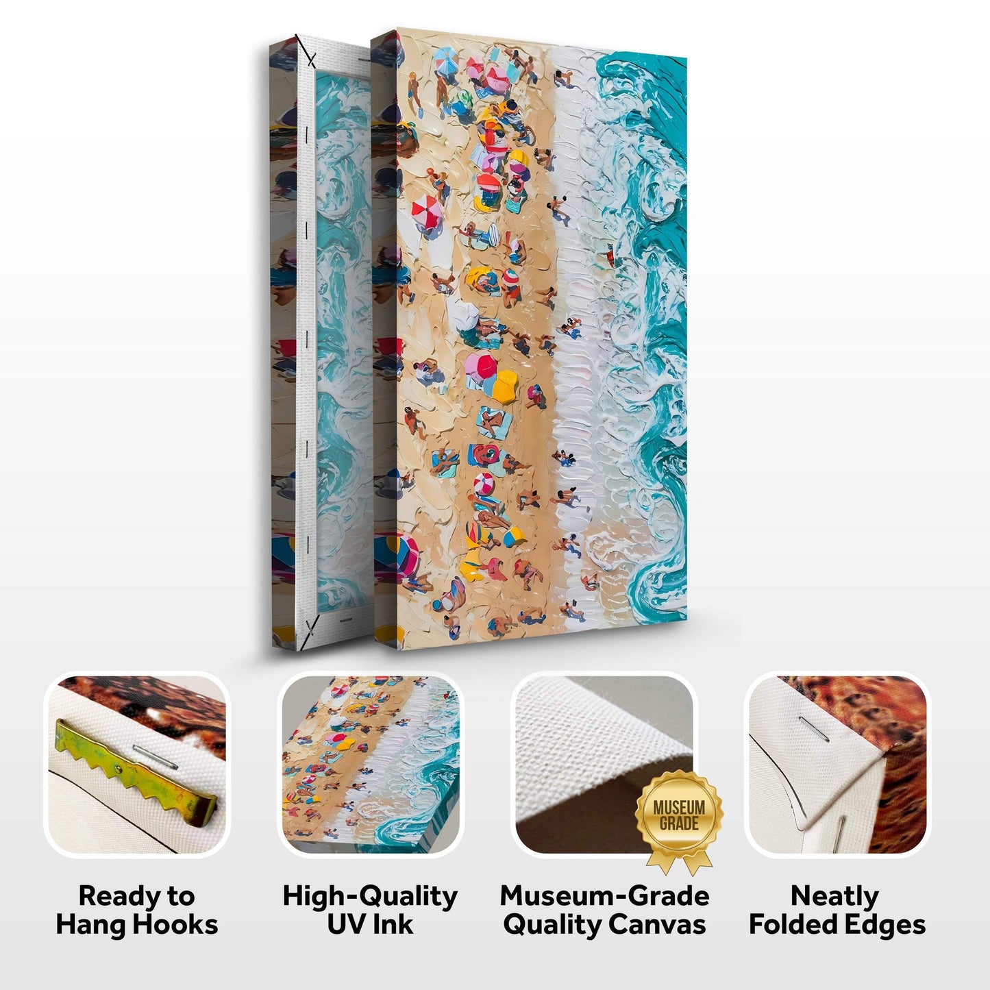 Beach Days Wall Art VII - Tailored Canvases - Flyclothing LLC