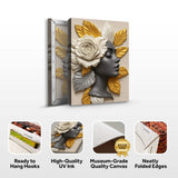 Floral Majesty Wall Art III - Tailored Canvases - Flyclothing LLC