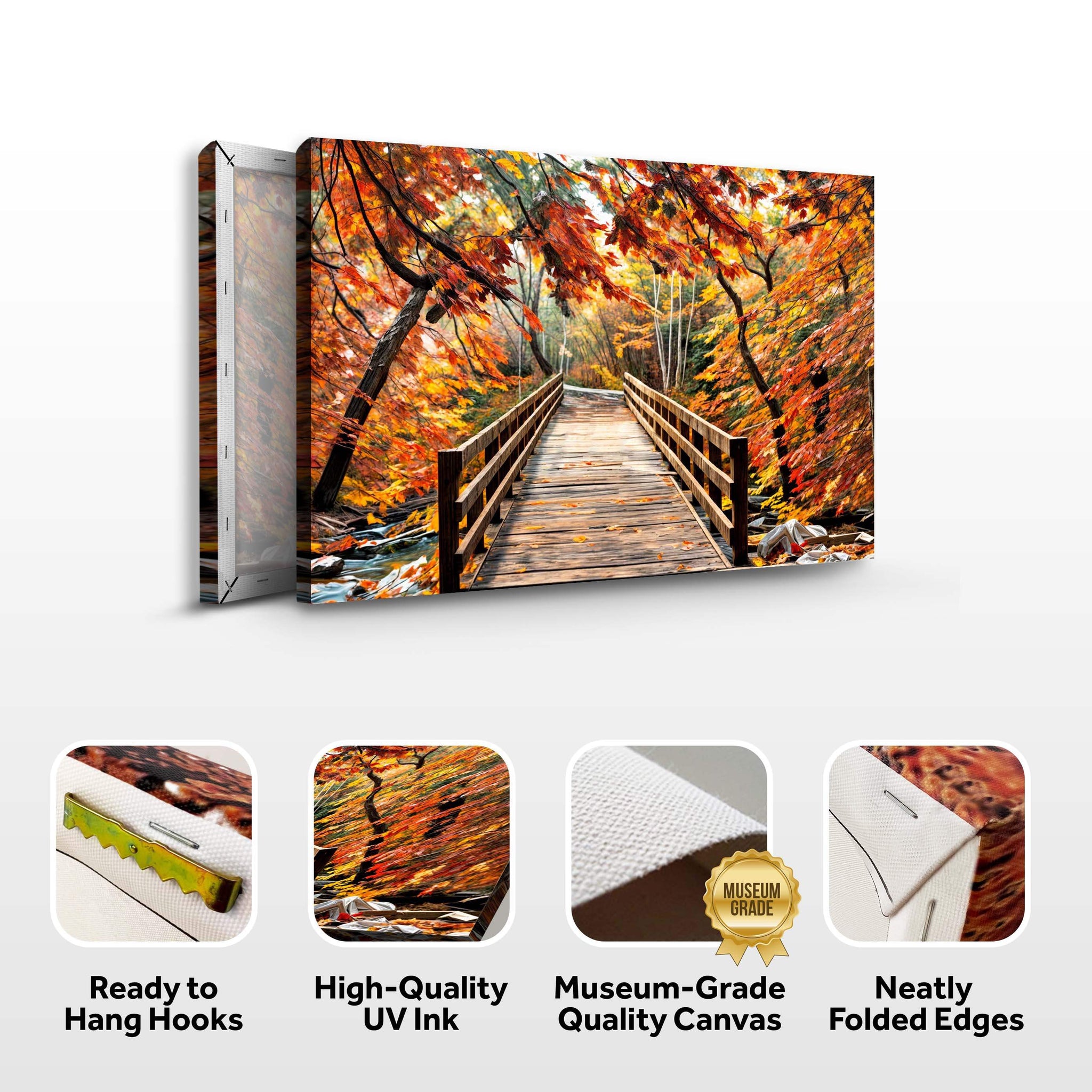 Crossing Autumn Wall Art - Tailored Canvases - Flyclothing LLC