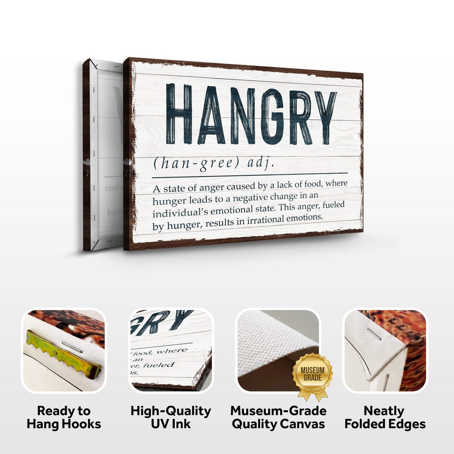 Hangry Kitchen Sign II - Tailored Canvases - Flyclothing LLC