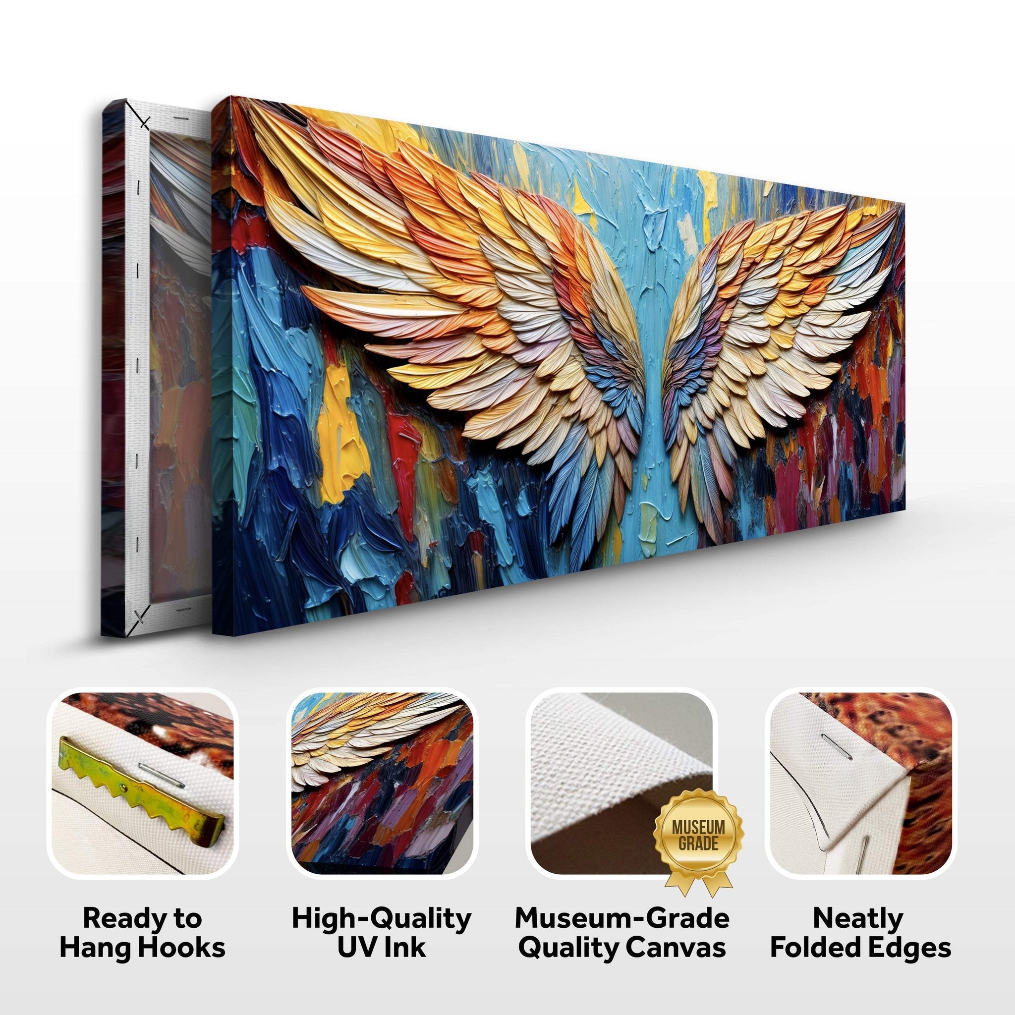 Wings of Hope Wall Art - Tailored Canvases - Flyclothing LLC