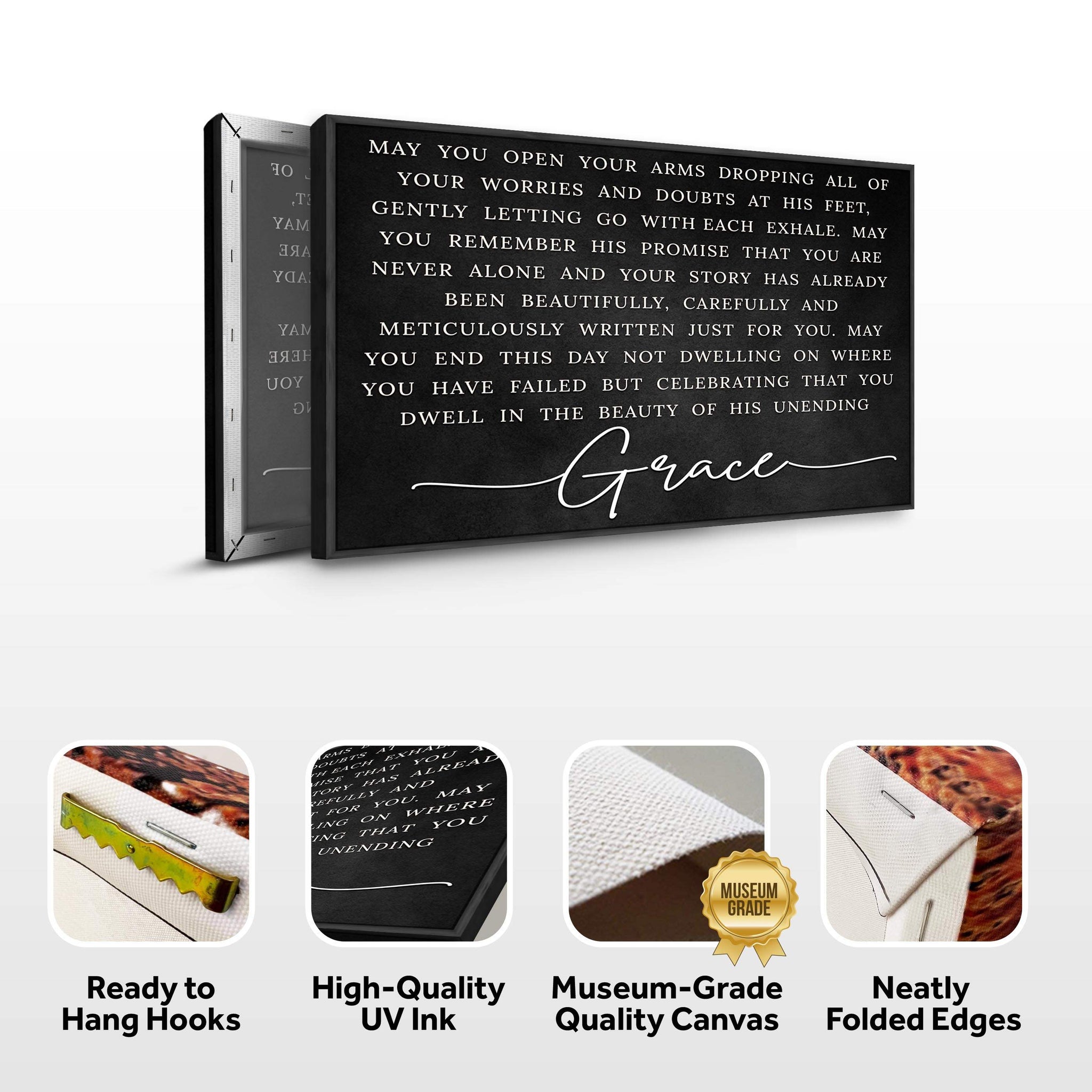 Unending Grace Faith Sign - Tailored Canvases - Flyclothing LLC