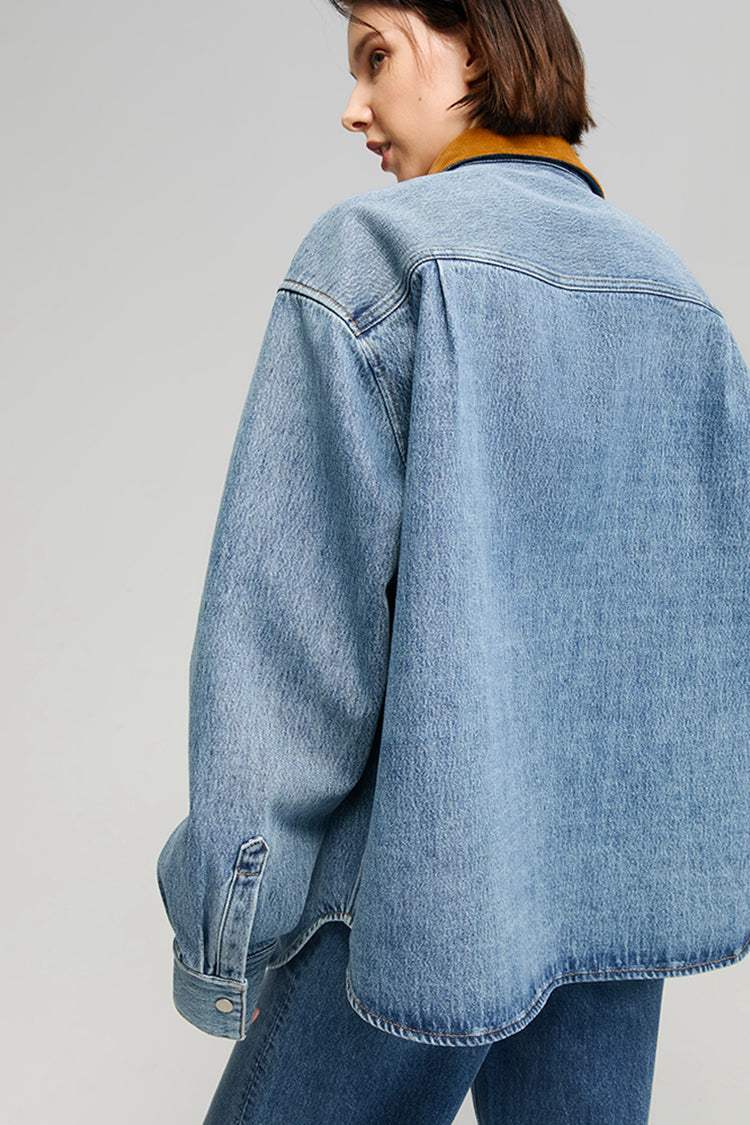 California Sunset Denim Shirt HJ902 - Hey Joanie - Flyclothing LLC