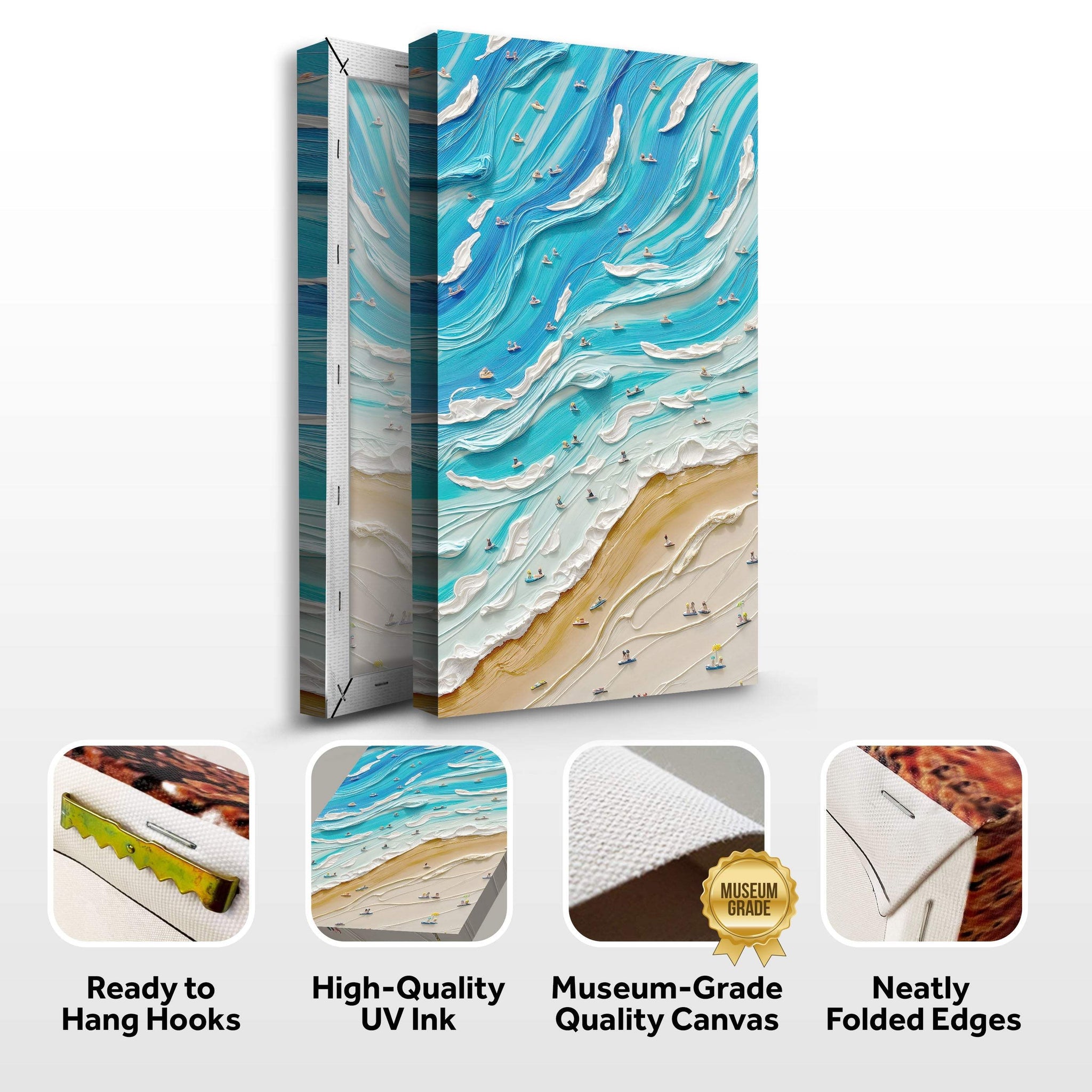 Beach Days Wall Art IV - Tailored Canvases - Flyclothing LLC