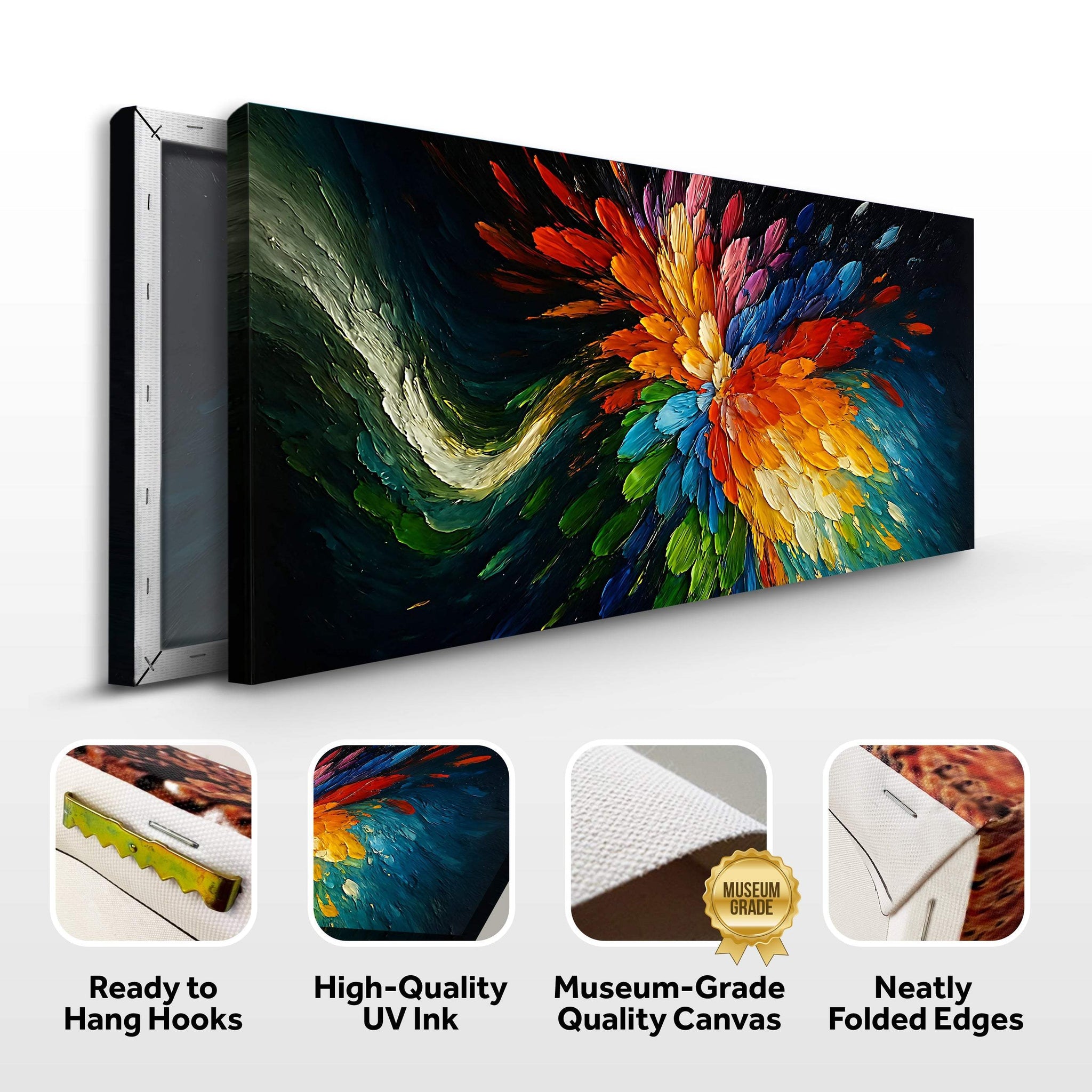 Cosmic Burst Wall Art - Tailored Canvases - Flyclothing LLC