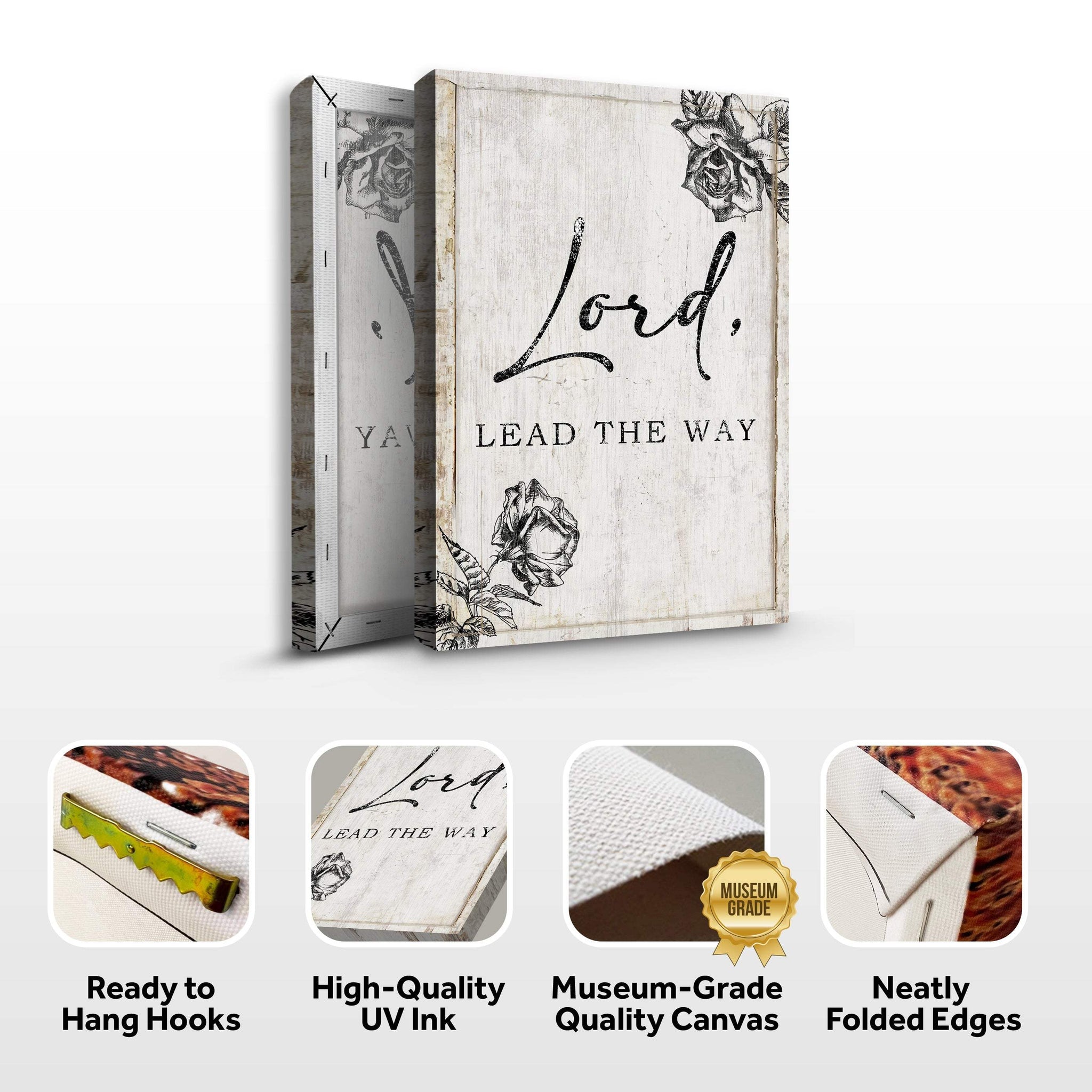 Lord Lead The Way Faith Sign - Tailored Canvases - Flyclothing LLC