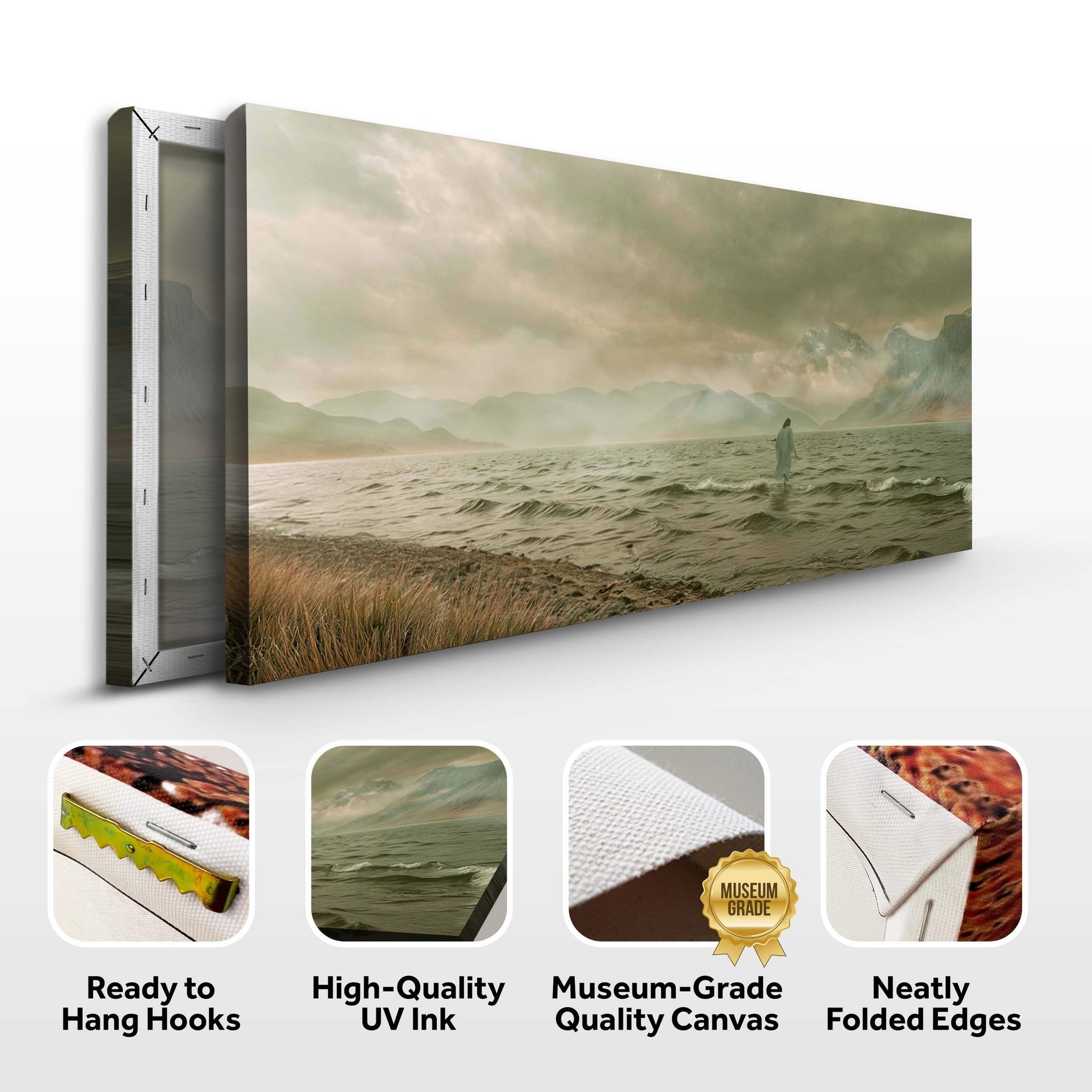 Walking On Water Faith Wall Art - Tailored Canvases - Flyclothing LLC