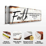 Faith Is Confidence - Hebrews 11:1 Faith Sign III - Tailored Canvases - Flyclothing LLC