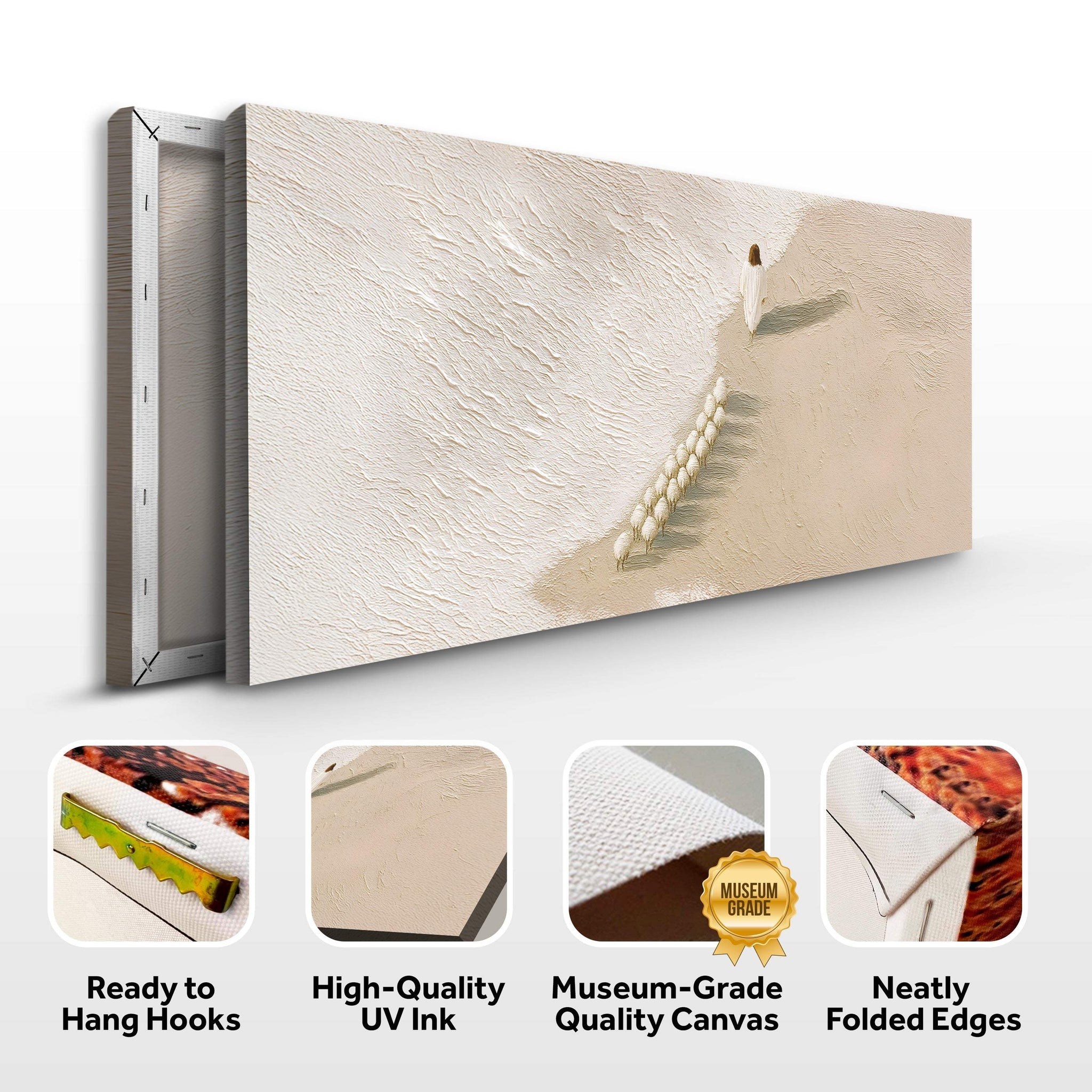 Jesus The Flock of Sheep Faith Wall Art - Tailored Canvases - Flyclothing LLC