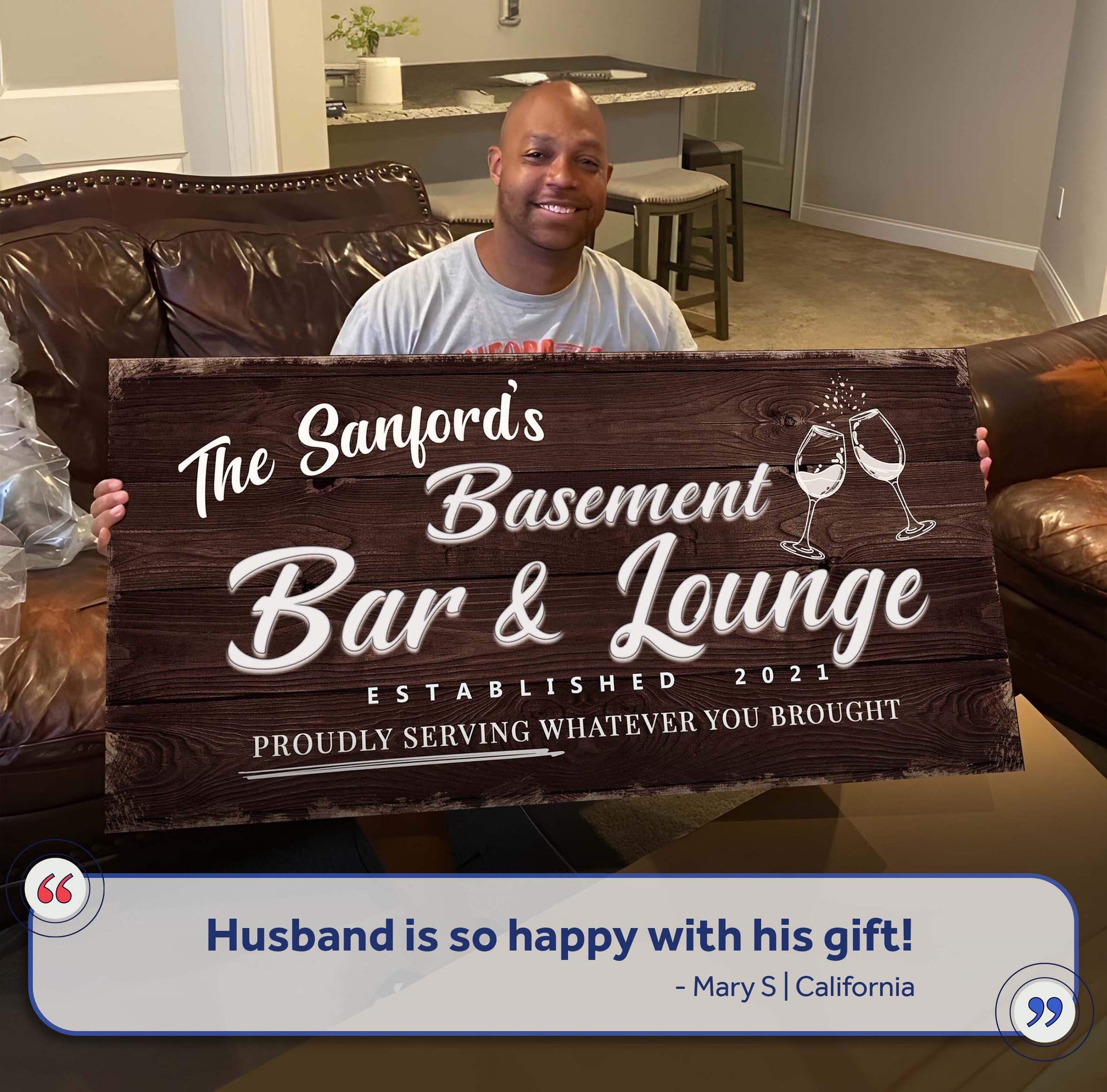 Basement Bar And Lounge Sign IV - Tailored Canvases - Flyclothing LLC